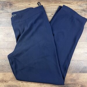 Eileen Fisher Navy Blue Stretchy Trouser Pant Size Medium